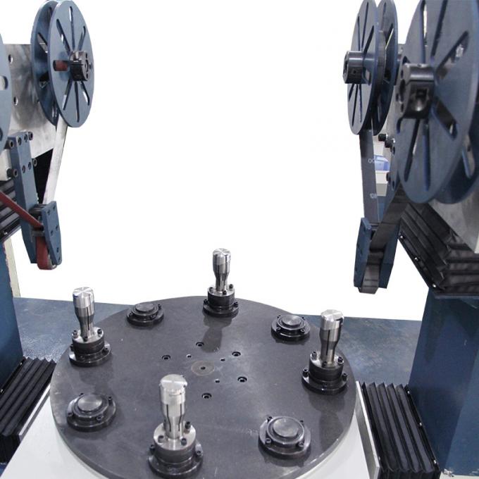 No.4 Bagian luar Cover Metal Industrial Double Head Sanding Disc Polishing Machine Wire Drawing Machine Untuk Wire Baja 6