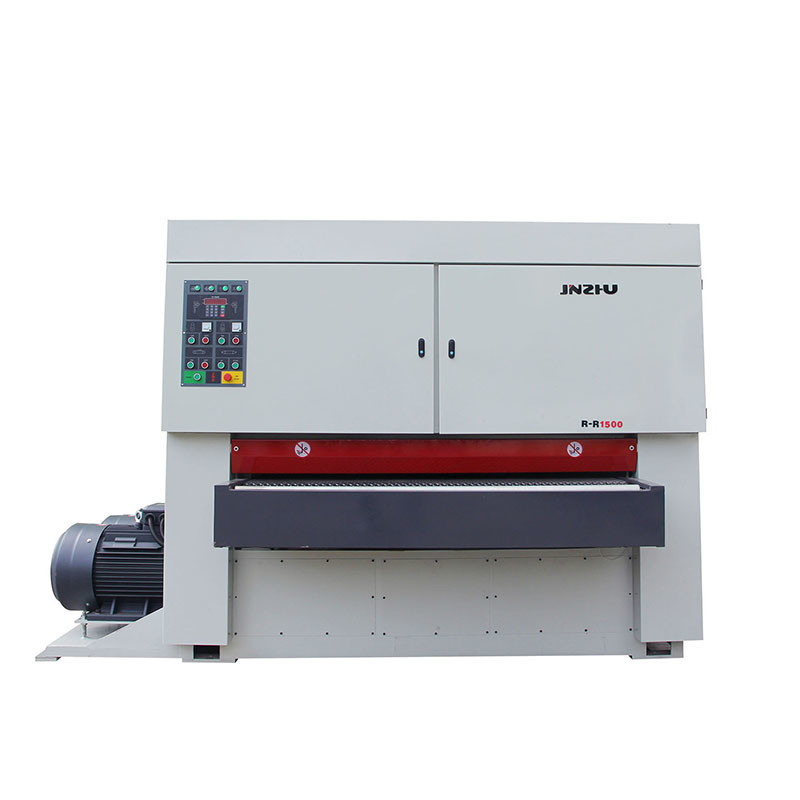 1500MM Otomatis Flat Metal Deburring Machines PLC Core dengan Sabuk yang Dapat Disesuaikan