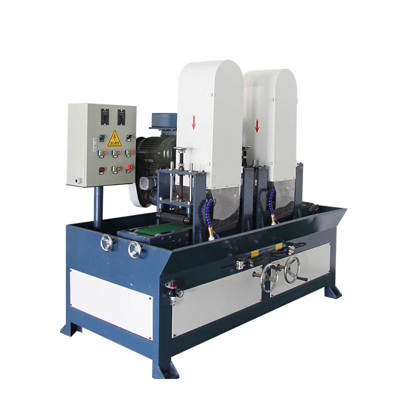 Air Mill Mesin menggambar ganda Metal Wet Sander Wet Belt Sander Untuk Lembar Logam Aluminium Papan Mesin Penggoresan