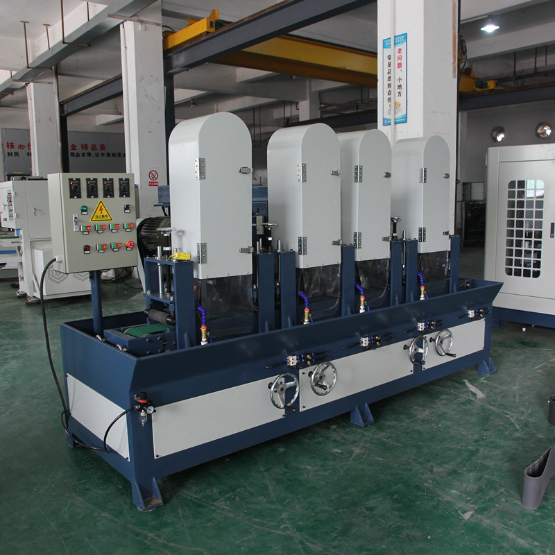 150mm Mesin otomatis untuk menggiling permukaan datar menyelesaikan proses Grinding satin polishing deburring