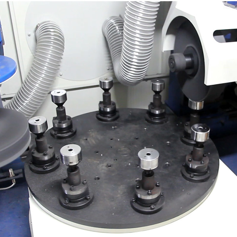 Metal Silinder Otomatis Metal Empat Stasiun Disk Cnc Mirror Cnc Alat Penggilingan Elektro Polishing Mesin untuk stainless steel