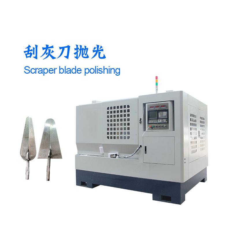 Custom CNC Polishing Machine Rotary Metal Surface Buffing Aluminium Ss Deburring Grinding Machine Untuk Trowel