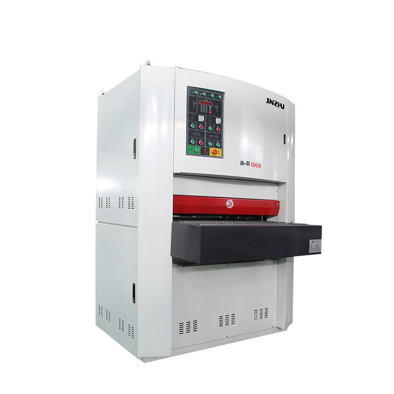 Ketahanan Tinggi Efisiensi Garing Grinding Rr1000mm Bagian Logam Permukaan Deburring Sheet Metal Buffing Mesin menggambar untuk logam