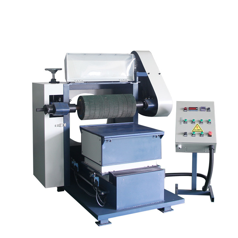Custom 600 * 600mm Metal Flat Polishing Machine Efisiensi Tinggi Otomatis Metal Puffing untuk Pabrik Manufaktur