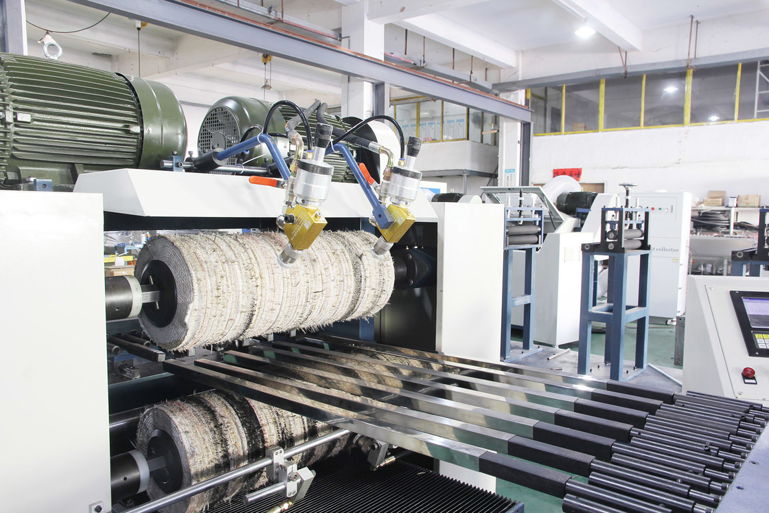 Full-otomatis Kedua sisi tabung bulat / tabung persegi stainless steel pipa cermin mesin polishing