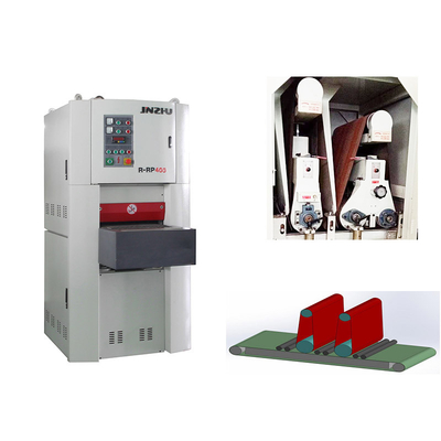 400mm Wide Belt Sander Mesin Pengolahan Kayu Mesin Polishing Permukaan Mesin Wide Belt Sander Mesin Pengeringan Lembar Logam